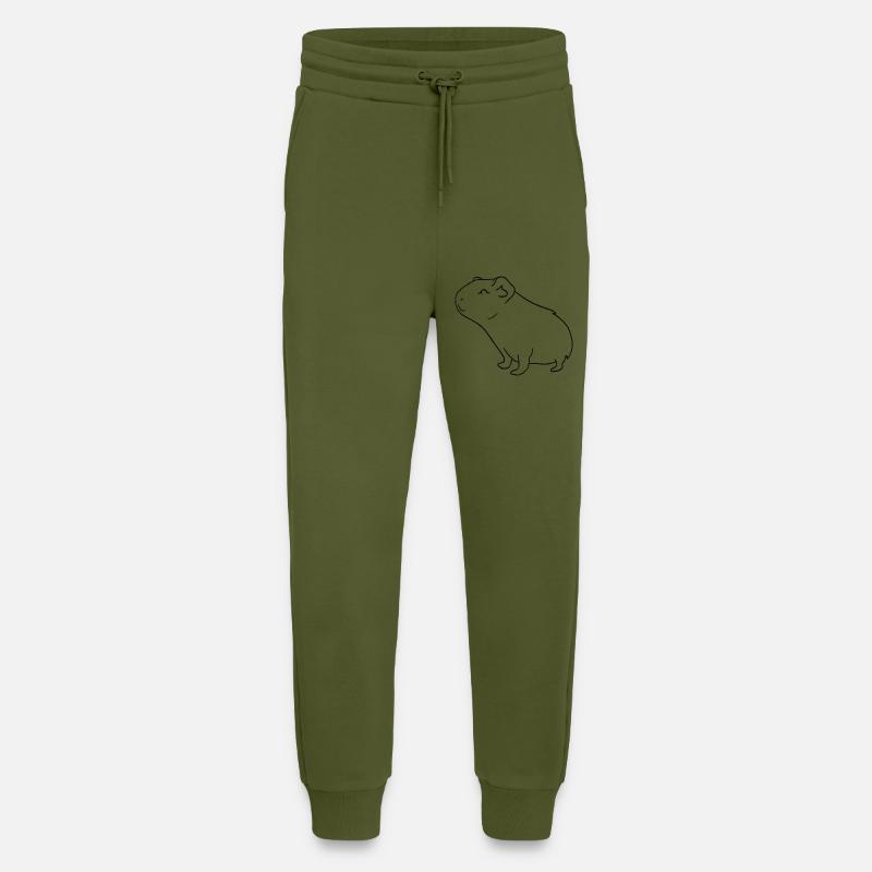 Cobaye - Pantalon de jogging bio décontracté fabriqué en UE - MOSS GREEN