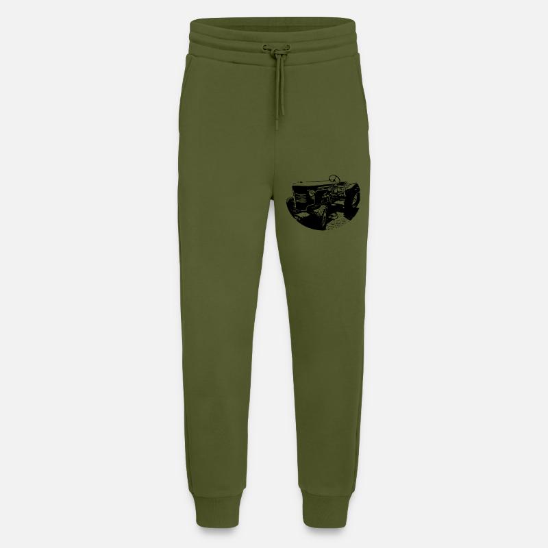 Tractor - Jogging Pants - made by SPREAD  - MOSS GREEN