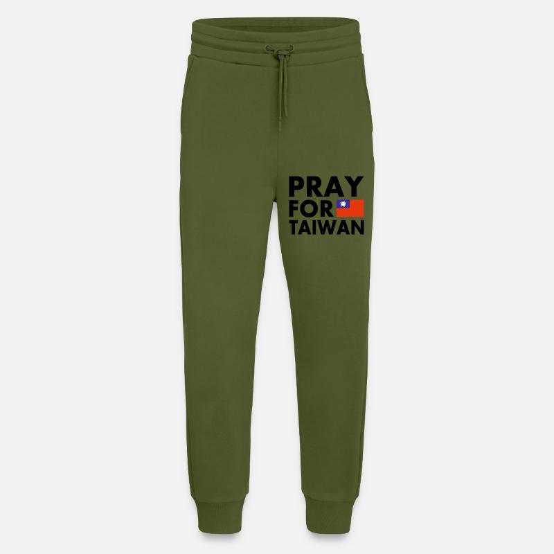 Pray for taiwan - Jogginghose - made by SPREAD - MOSS GREEN