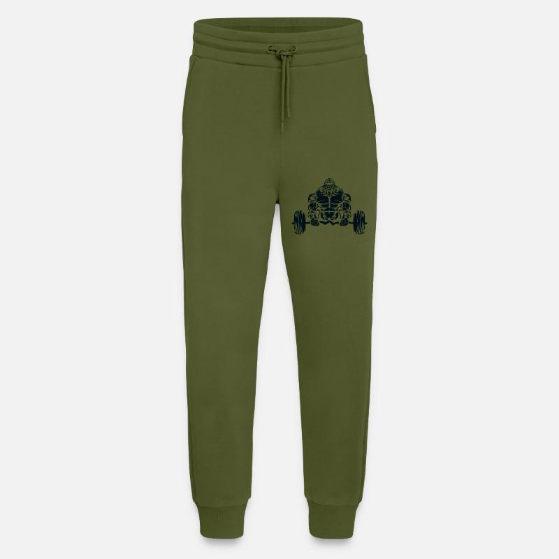 gorilla strong beast - Jogginghose - made by SPREAD - MOSS GREEN