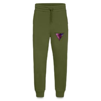 Future Universum Dreieck - Jogginghose - made by SPREAD - MOSS GREEN - Vorne