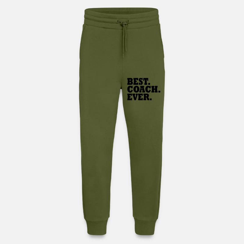 Best coach ever - Jogging Pants - made by SPREAD  - MOSS GREEN