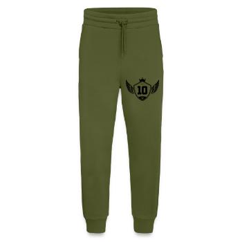 10 wappen krone - Jogginghose - made by SPREAD - MOSS GREEN - Vorne