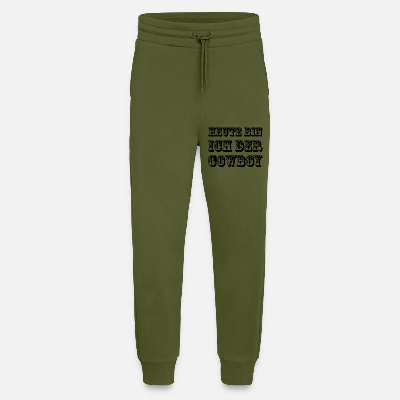 Cowboy Heute - Jogginghose - made by SPREAD - MOSS GREEN