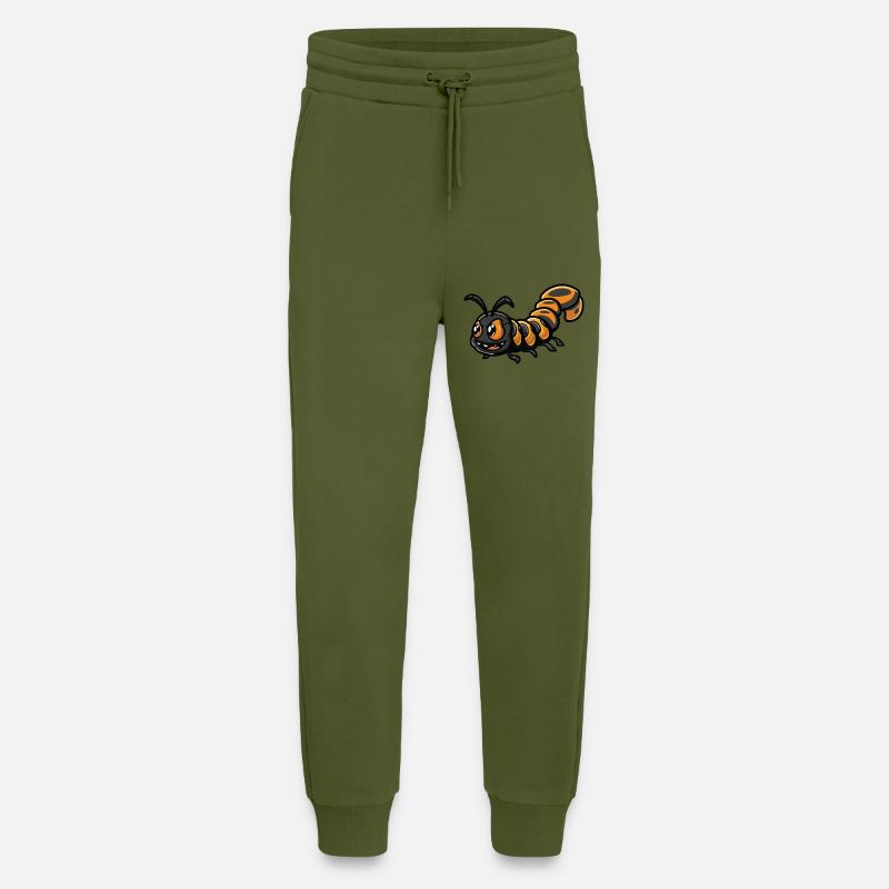 Centipede - Jogging Pants - made by SPREAD  - MOSS GREEN