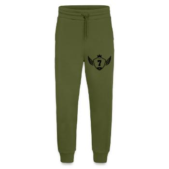 7 wappen krone - Jogginghose - made by SPREAD - MOSS GREEN - Vorne
