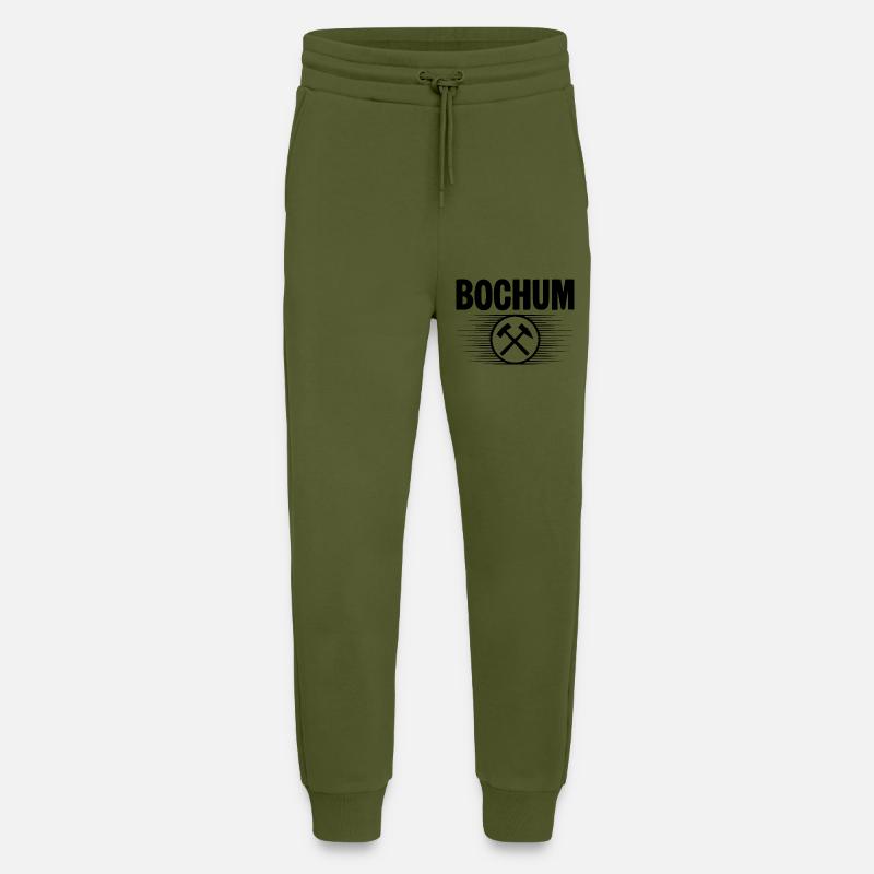 Bochum Glueck auf - Jogginghose - made by SPREAD - MOSS GREEN