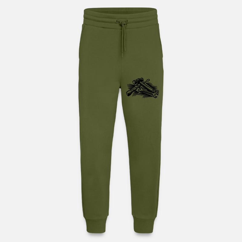 Werkzeug - Jogginghose - made by SPREAD - MOSS GREEN
