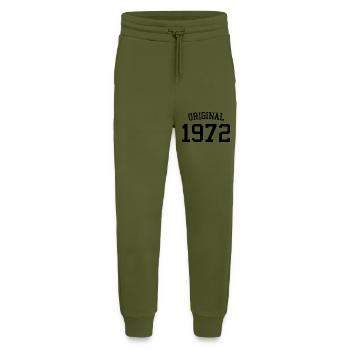 Original 1972 - 50 Jahre alt - Geschenk zum 50. Geburtstag - Jogginghose - made by SPREAD - MOSS GREEN - Vorne