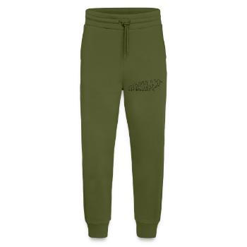 Club de handball Joueur de handball Joueur de handball Joueur de handball Handball - Pantalon de jogging bio décontracté fabriqué en UE - MOSS GREEN - Devant