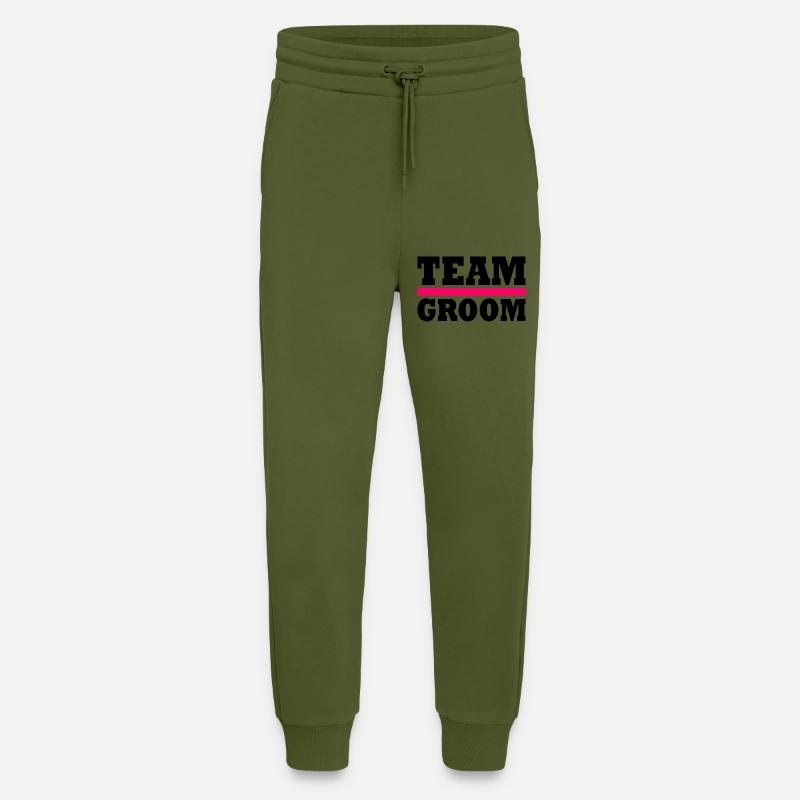 Team groom - Jogginghose - made by SPREAD - MOSS GREEN