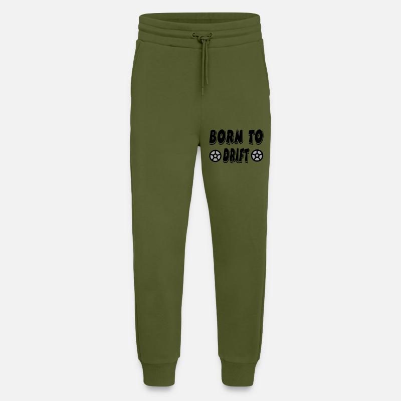 Auto - Jogginghose - made by SPREAD - MOSS GREEN
