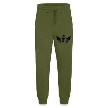 wappen F - Jogginghose - made by SPREAD - MOSS GREEN - Vorne