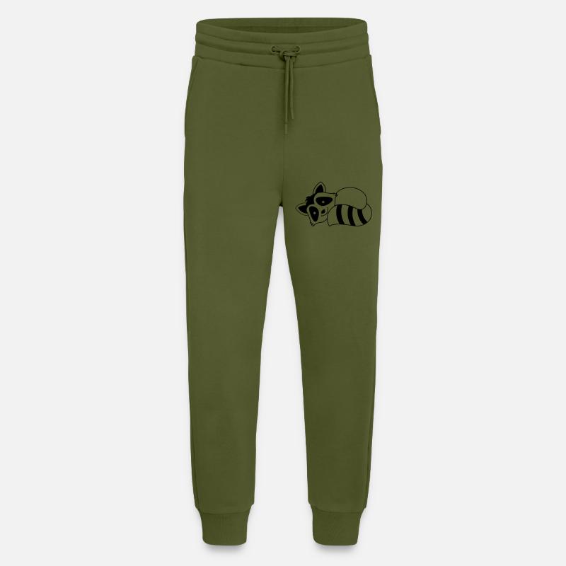 racoon - Jogginghose - made by SPREAD - MOSS GREEN