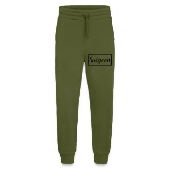 Chirurgien Fier Diplômé Chirurgien Docteur Etudiant - Pantalon de jogging bio décontracté fabriqué en UE - MOSS GREEN - Devant