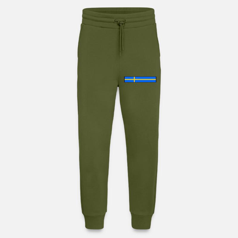 Sweden flag - Jogging Pants - made by SPREAD - MOSS GREEN