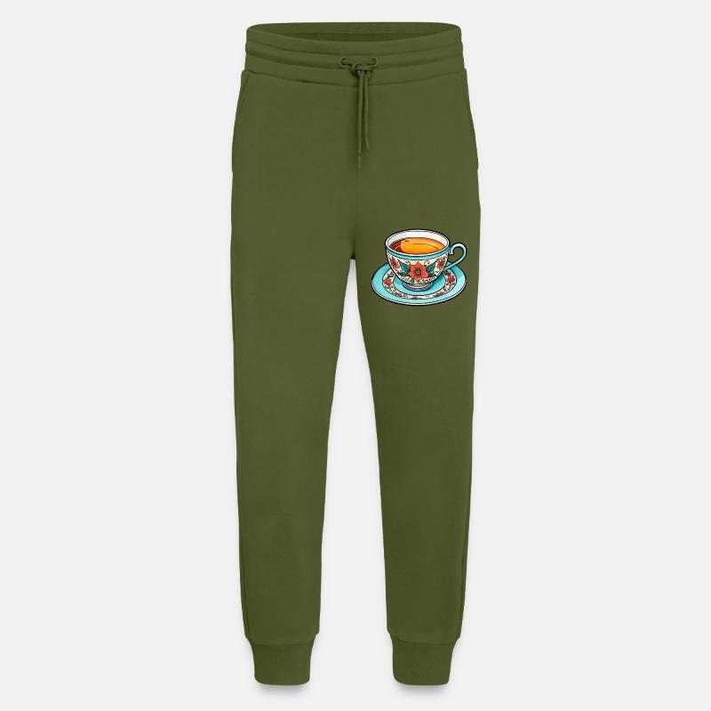 Teetasse Neo Traditional - Jogginghose - made by SPREAD - MOSS GREEN