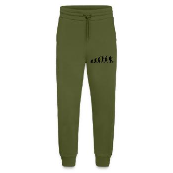 Guitare évolution - Pantalon de jogging bio décontracté fabriqué en UE - MOSS GREEN - Devant