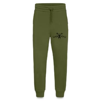 Fitness Strength Training Athletes Bodybuilder Muscle - Jogging Pants - made by SPREAD  - MOSS GREEN - Front