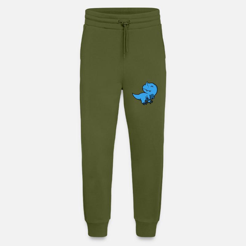 Rex Blue Cute - Jogginghose - made by SPREAD - MOSS GREEN