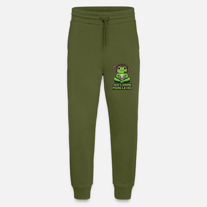 Pixel Frog - Jogginghose - made by SPREAD - MOSS GREEN