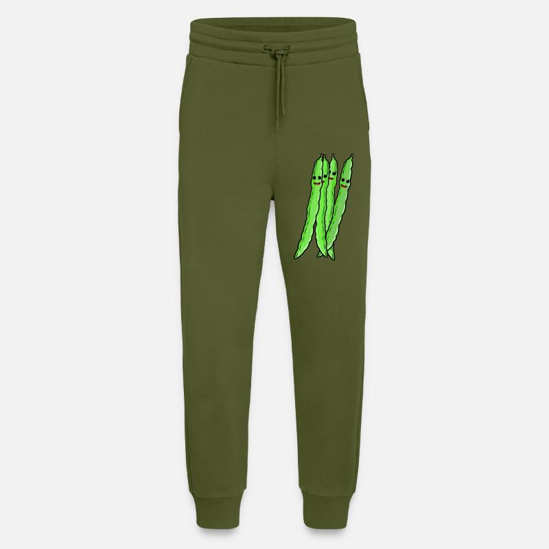 Bohnen Bohne Gemüse - Jogginghose - made by SPREAD - MOSS GREEN