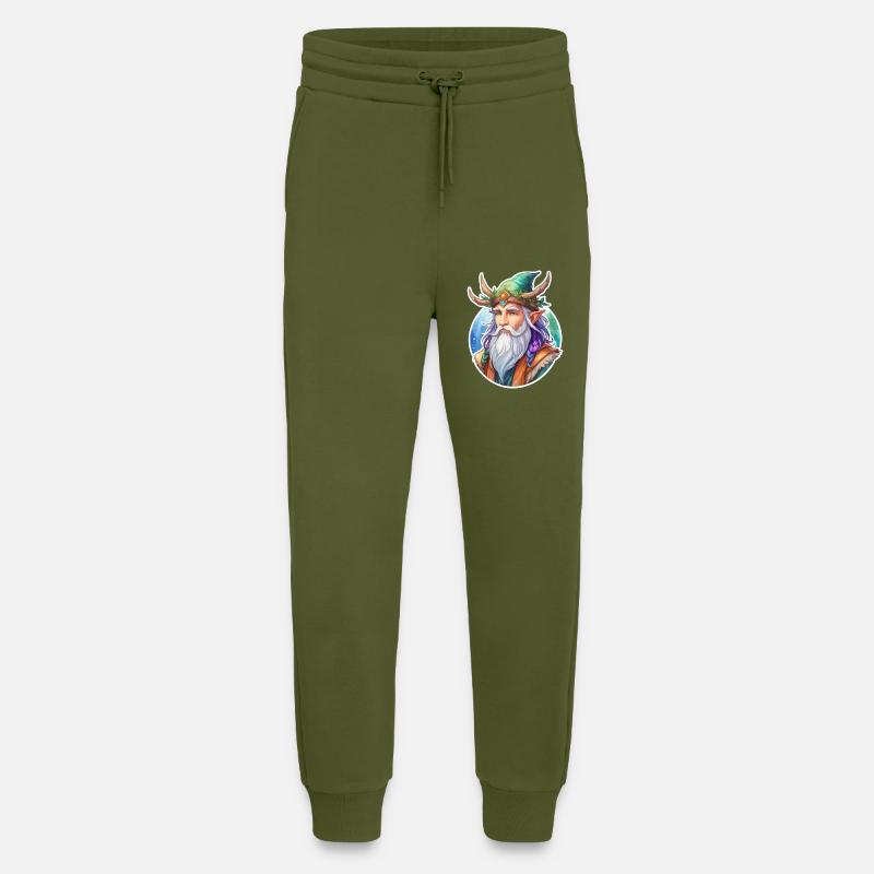 Druide Wasserfarben - Jogginghose - made by SPREAD - MOSS GREEN
