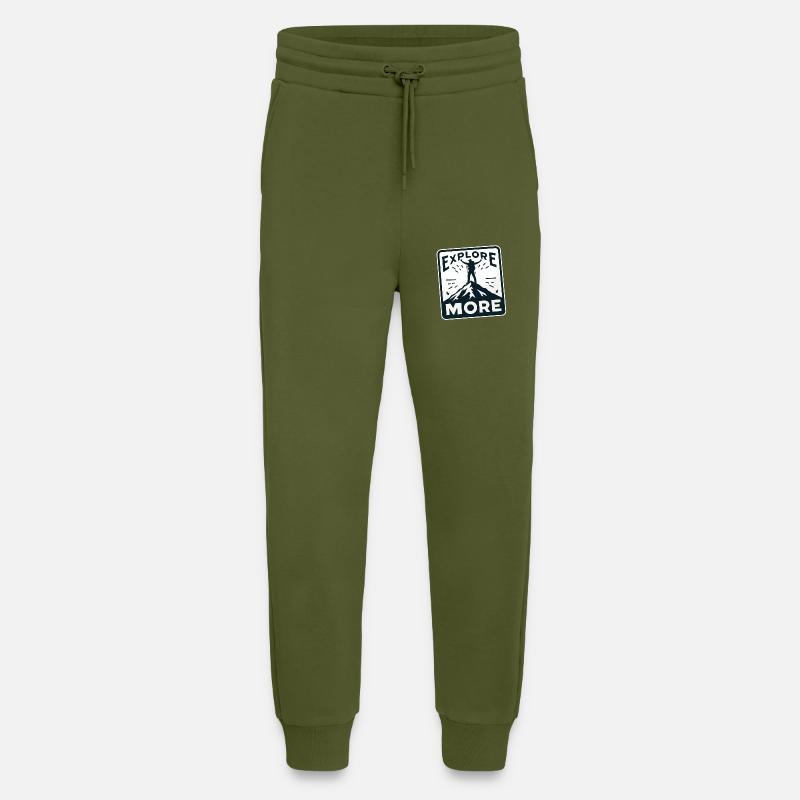Explore more - Wanderer - Jogging Pants - made by SPREAD  - MOSS GREEN