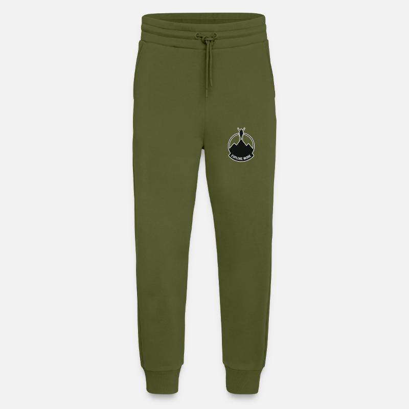 Explore more - Wanderer - Jogging Pants - made by SPREAD  - MOSS GREEN