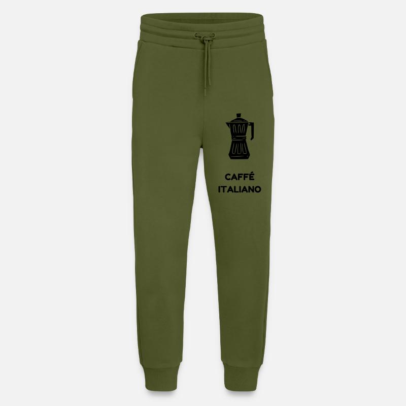 CAFFÉ ITALIANO - Jogginghose - made by SPREAD - MOSS GREEN