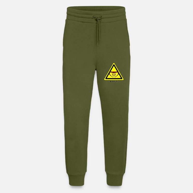 Vorsicht Bissig! - Jogginghose - made by SPREAD - MOSS GREEN