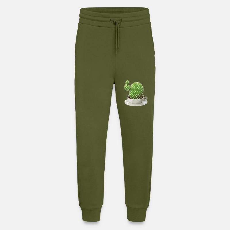 Kaffee-Kaktus - Jogginghose - made by SPREAD - MOSS GREEN