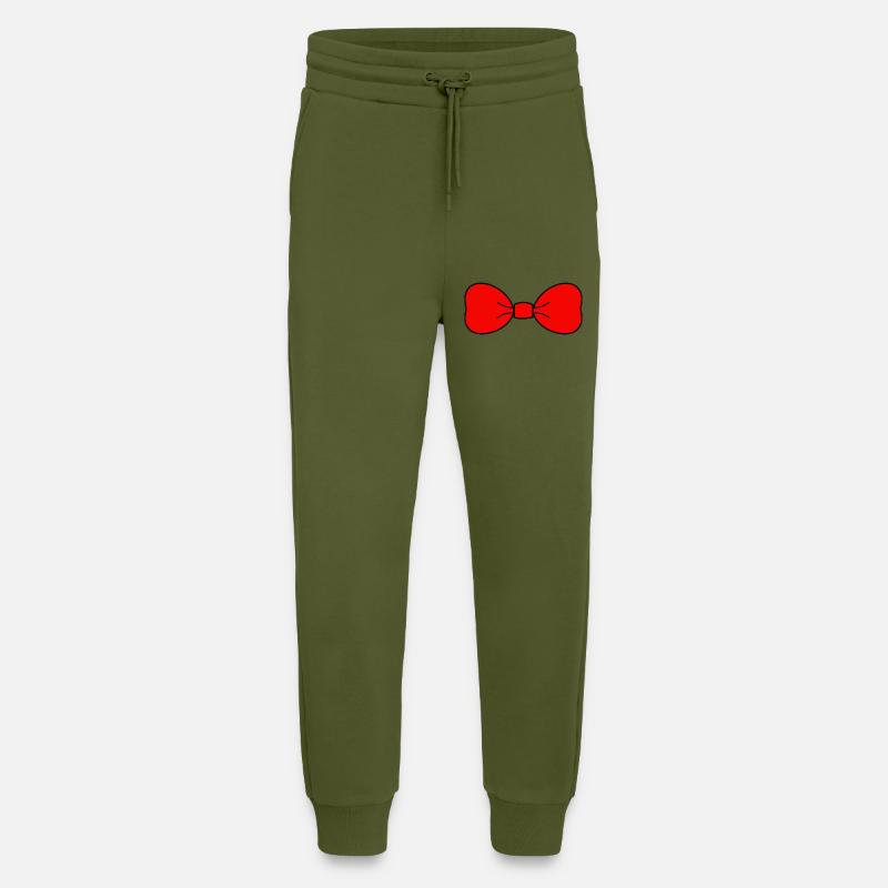 KNOTEN. KRAWATTE - Jogginghose - made by SPREAD - MOSS GREEN