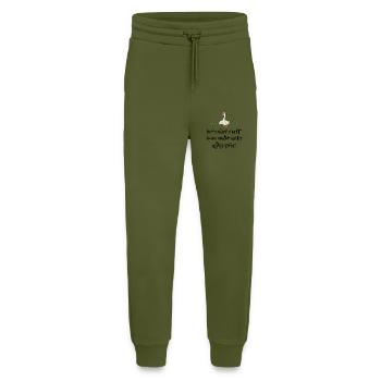 Lustige Geschenke zu Weihnachten - Jogginghose - made by SPREAD - MOSS GREEN - Vorne