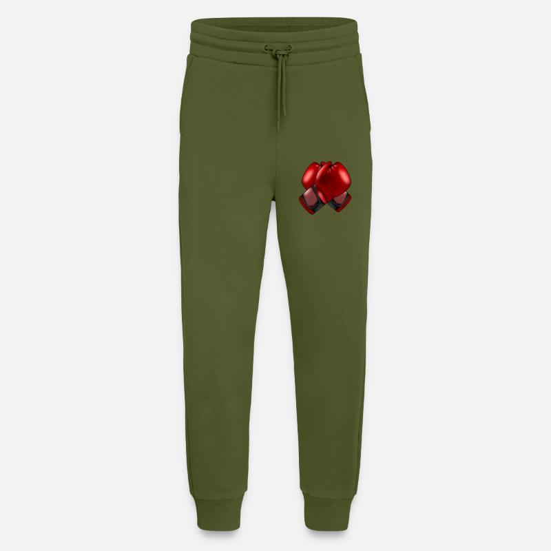 Boxhandschuhe 4 - Jogginghose - made by SPREAD - MOSS GREEN