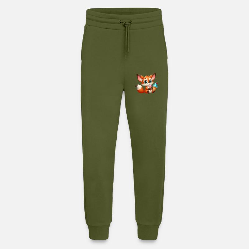 FOX 5 - Jogging Pants - made by SPREAD  - MOSS GREEN