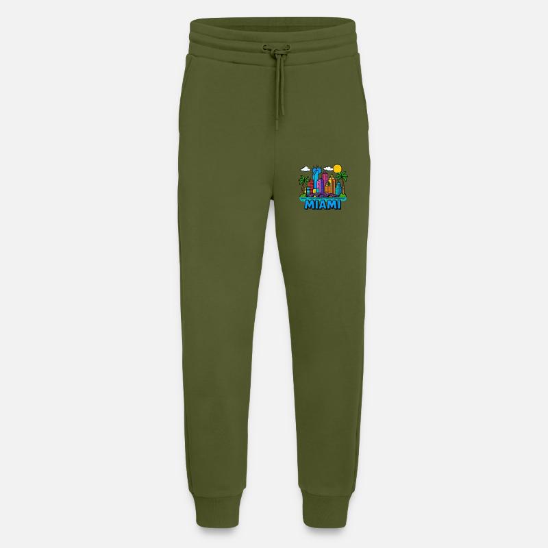 miami - Jogginghose - made by SPREAD - MOSS GREEN