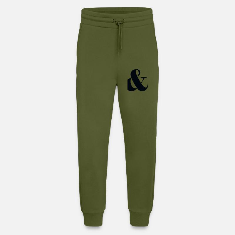 und, plus, Satzzeichen, - Jogginghose - made by SPREAD - MOSS GREEN