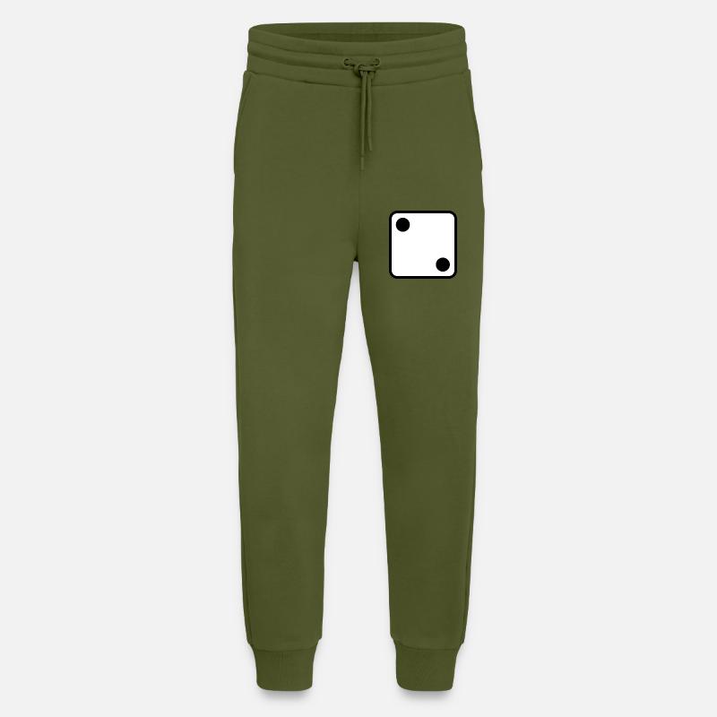 Cube symbol design to personalize - Jogging Pants - made by SPREAD  - MOSS GREEN