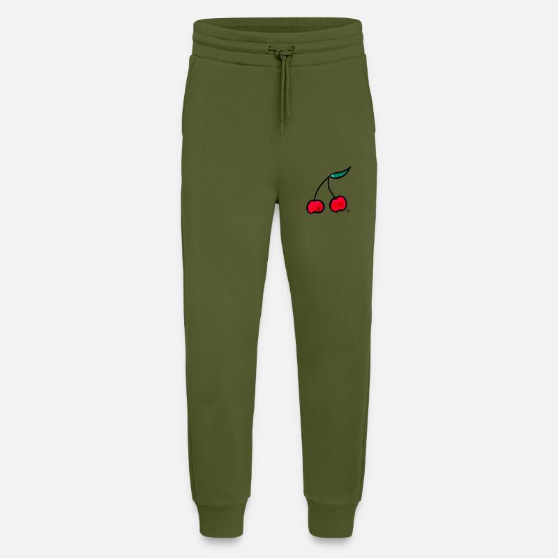 *BAM* be_cherry - Jogginghose - made by SPREAD - MOSS GREEN