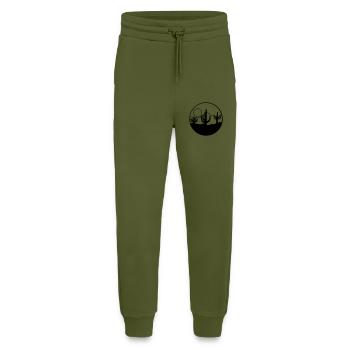 Nature Sun Desert Landscape - Jogging Pants - made by SPREAD  - MOSS GREEN - Front