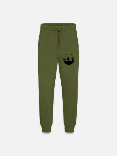 Nature Sun Desert Landscape - Jogging Pants - made by SPREAD  - MOSS GREEN