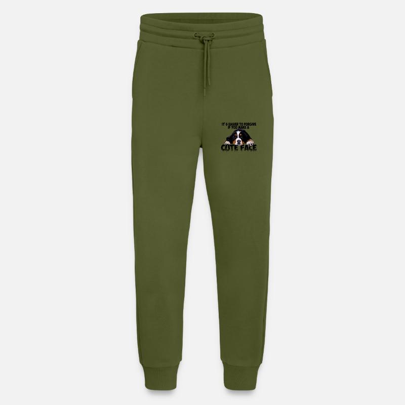 Berner Sennenhund - Jogginghose - made by SPREAD - MOSS GREEN