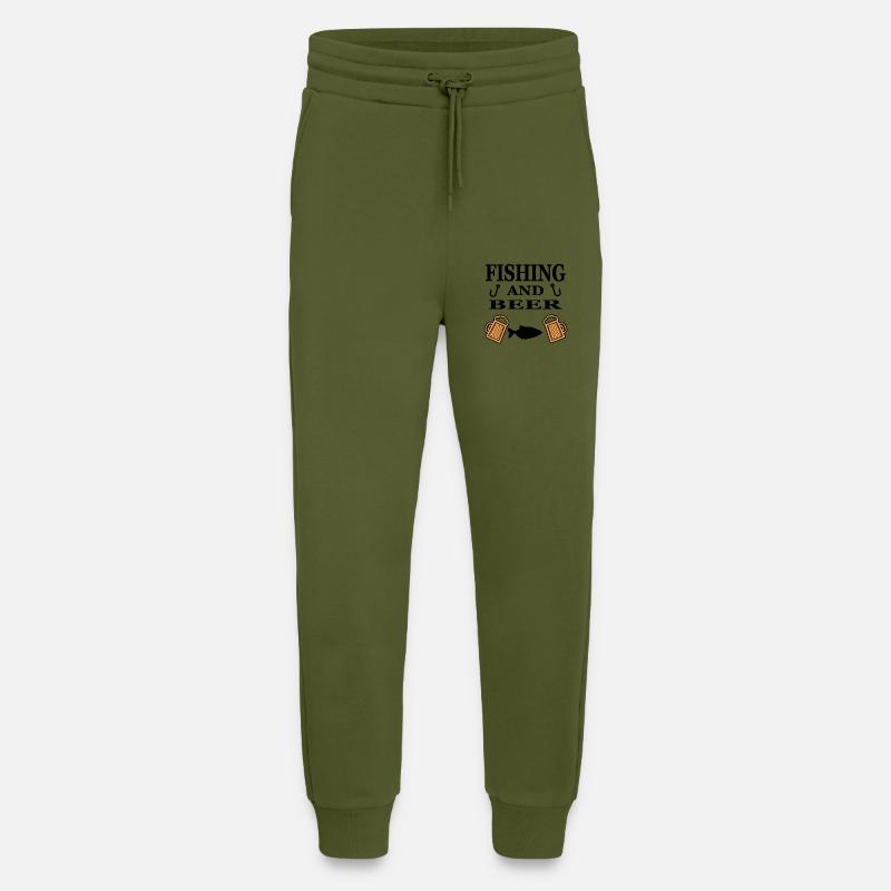 Angling - Jogging Pants - made by SPREAD  - MOSS GREEN