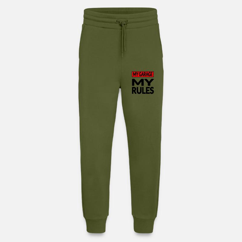 Garage - Jogging Pants - made by SPREAD  - MOSS GREEN