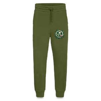 Knitting Frog - Jogging Pants - made by SPREAD  - MOSS GREEN - Front