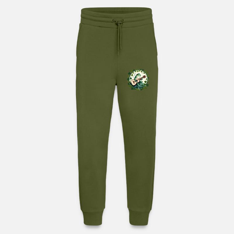 Guitar Frog - Jogging Pants - made by SPREAD  - MOSS GREEN