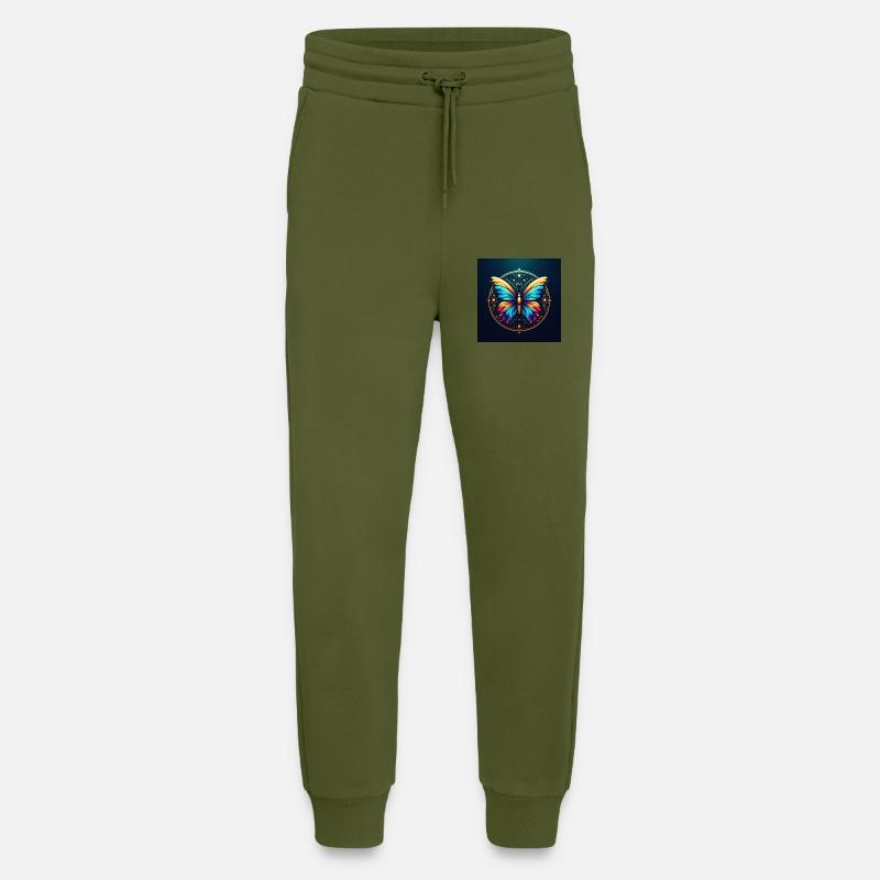 dd9eaaf3 8ad3 481c ac9b e92b8c304e5e - Jogging Pants - made by SPREAD  - MOSS GREEN