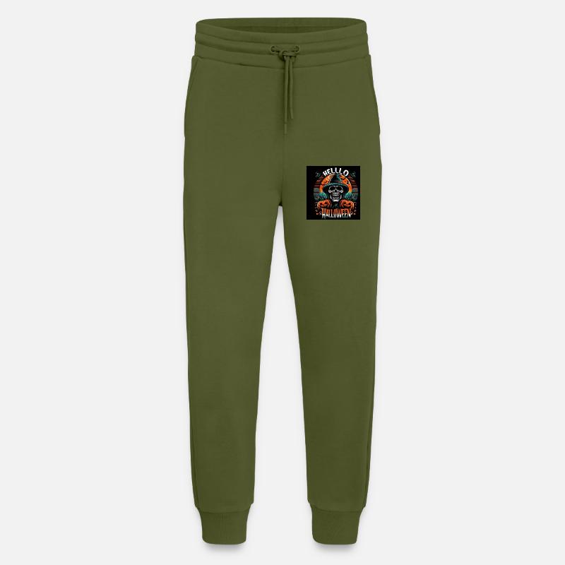 Hello Halloween - Jogginghose - made by SPREAD - MOSS GREEN