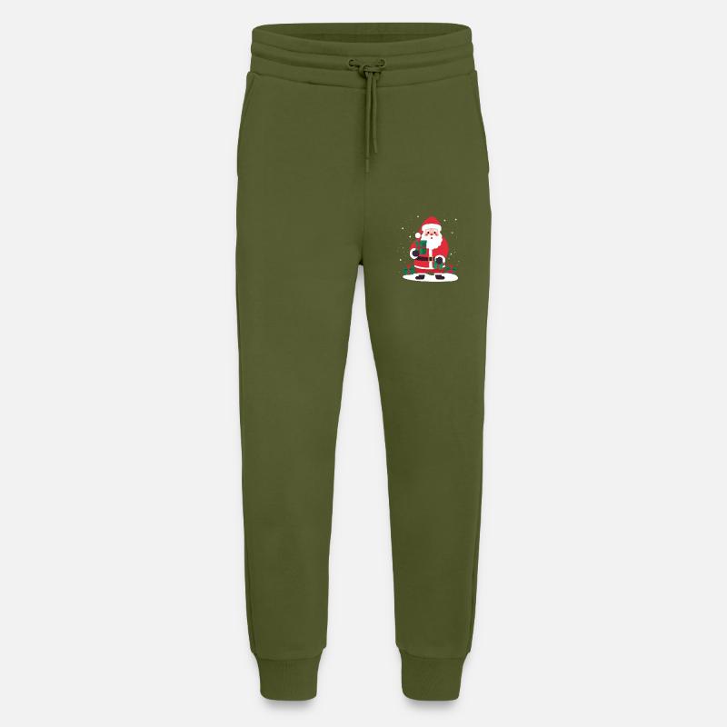 Weihnachtsmann - Jogginghose - made by SPREAD - MOSS GREEN